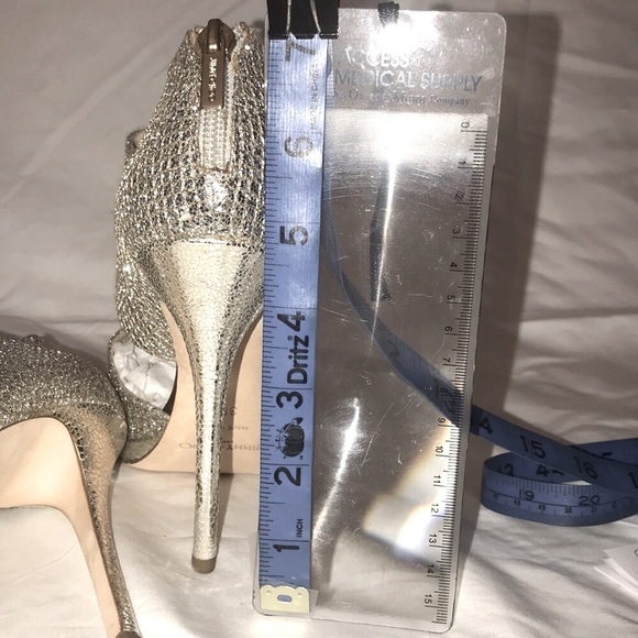 Jimmy Choo 38.5 EU Glitter/Champagne - Picture 9 of 9